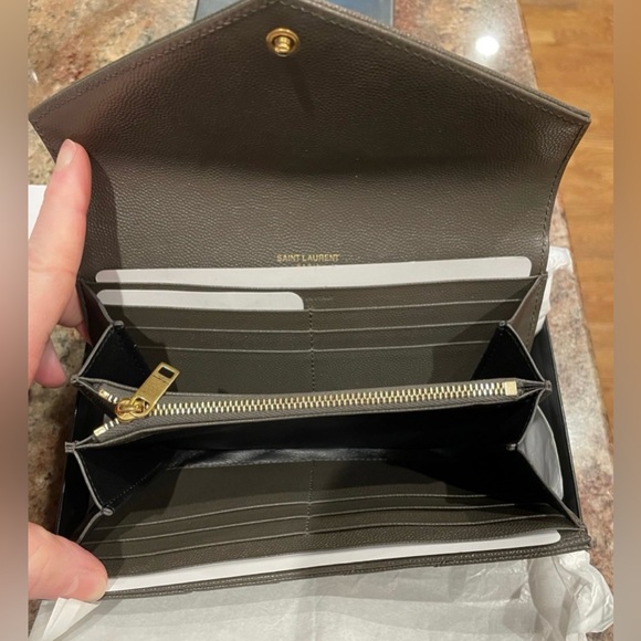 YSL Chevron Wallet - Picture 3 of 8